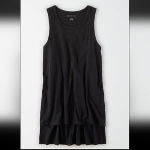 American Eagle Hi Lo black tank top